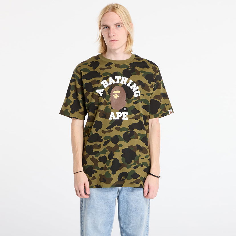 T-shirt BAPE 1St Camo College Tee XXL Flerfarvet | 001CSL801008MGRN