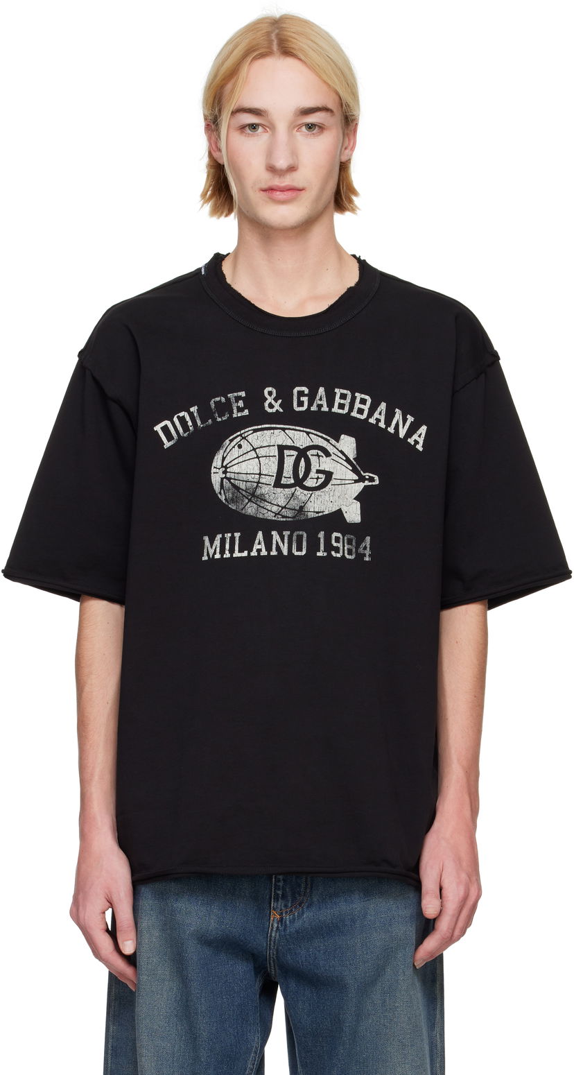 T-shirt Dolce & Gabbana Dolce&Gabbana Cotton T-Shirt With Print Sort | G8RF4TG7NSX