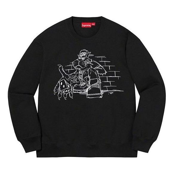 Sweater Supreme Dice Graphic Print Sweatshirt Sort | SUP-FW21-334