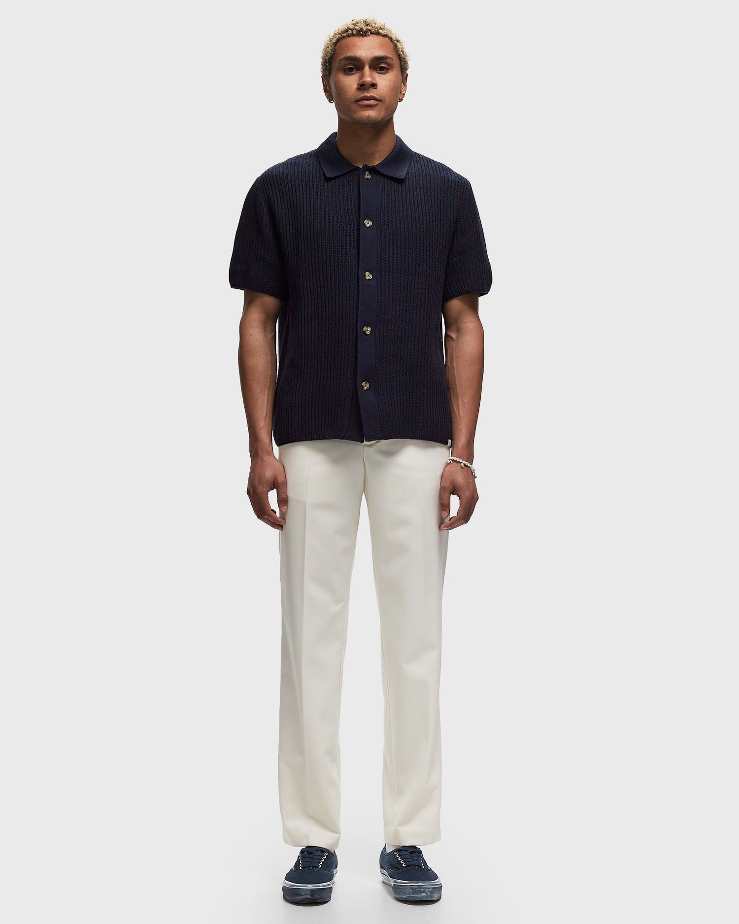 Bukser Lacoste BADGE SUIT PANTS Beige | HH7275-PIB, 1