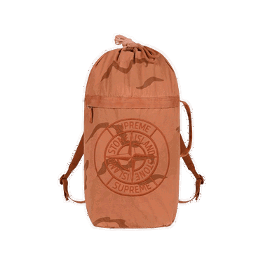 Rygsæk Supreme Stone Island Camo Backpack Orange | SS19B5 CORAL, 0