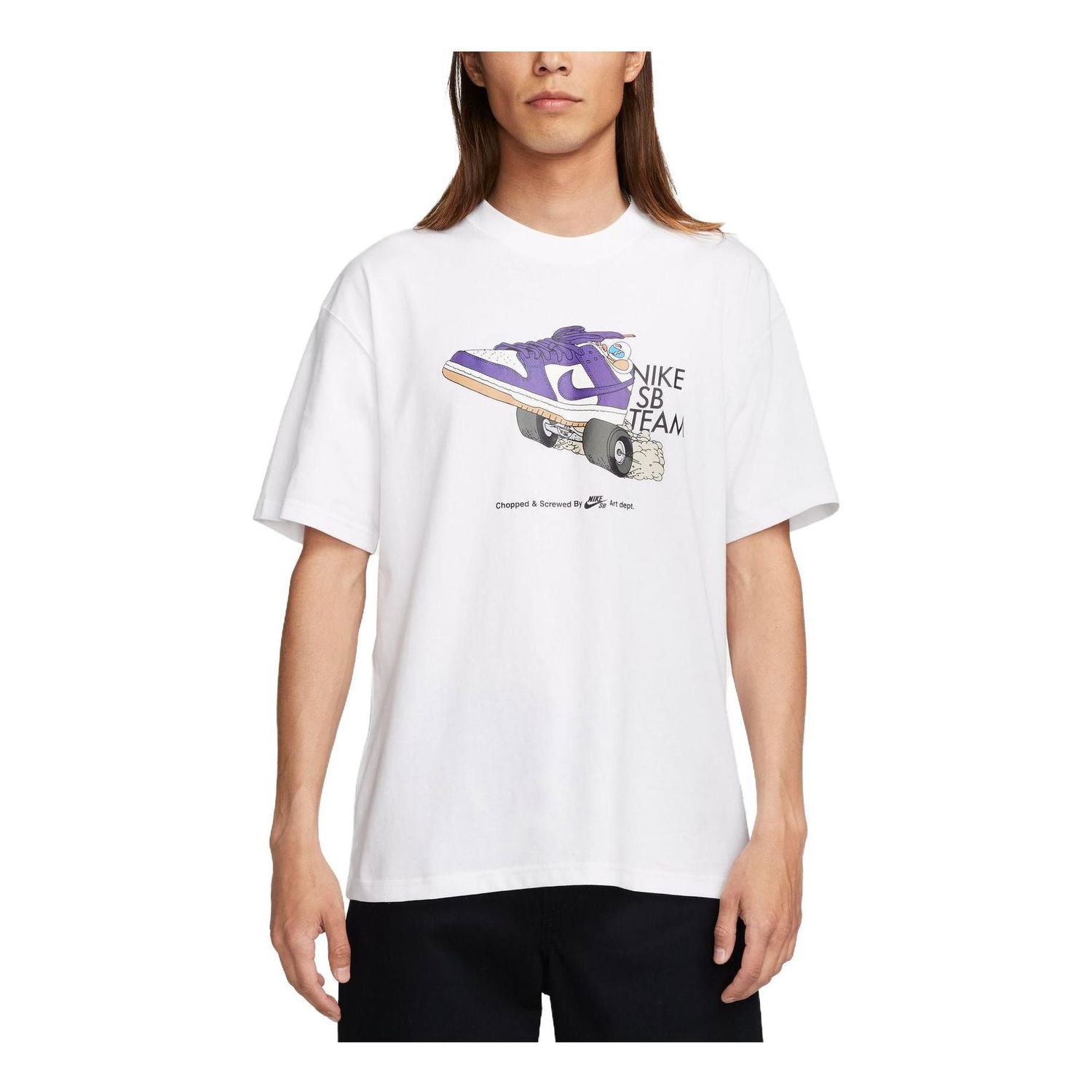 T-shirt Nike SB Team Graphic T-Shirt Hvid | FJ1138-100, 0