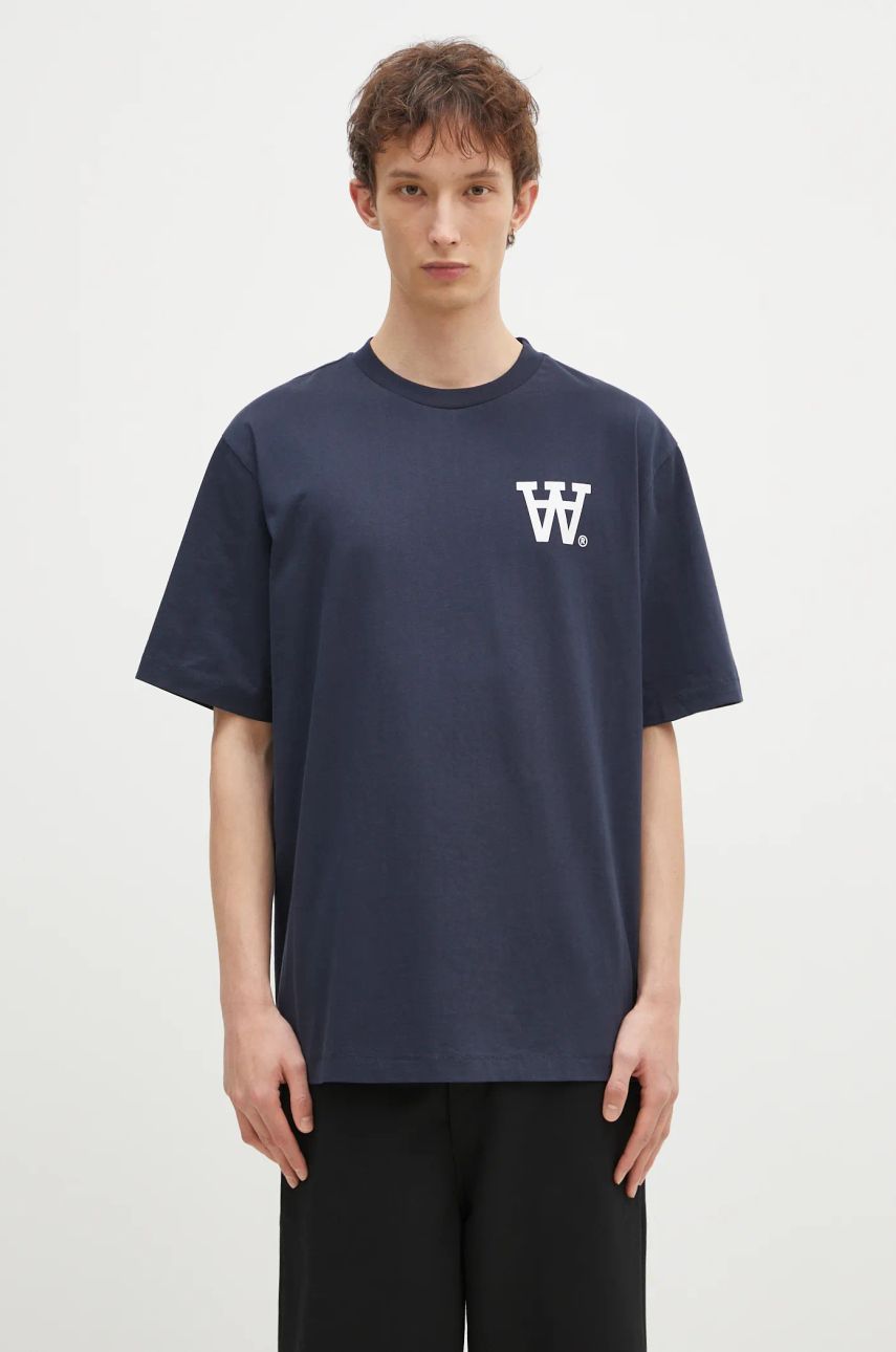 T-shirt WOOD WOOD Wood Wood Asa Not To Be Trusted T-Shirt Mørkeblå | 10325706.2222, 0