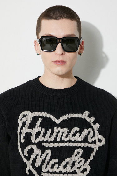 Sweater Human Made Low Gauge Knit Sweater Sort | HM27CS038, 4