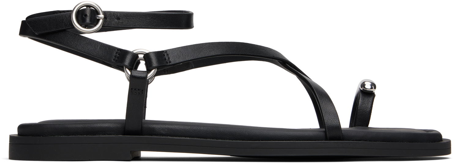 Tilbehør rag & bone rag & bone Geo Toe Ring Sandals Sort | WFF25PF1011LE11, 0