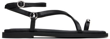 Tilbehør rag & bone rag & bone Geo Toe Ring Sandals Sort | WFF25PF1011LE11, 0