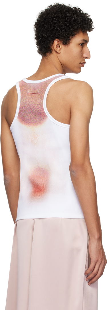 Tanktop Jean Paul Gaultier Jean Paul Gaultier 'Le Classique' Print Tank Top Hvid | 25/33-F-DB050-J580-0120, 2