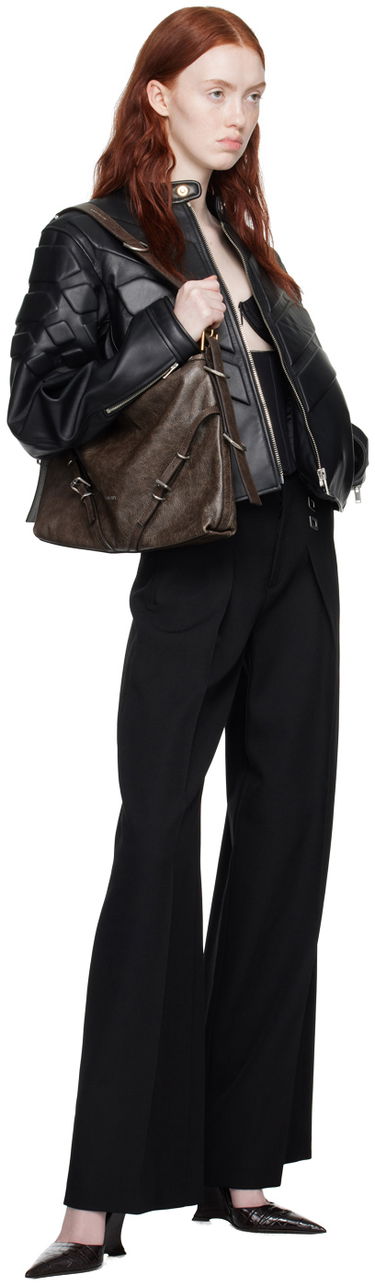 Bukser Dion Lee Diamond Stud Trousers Sort | C2160F23, 3
