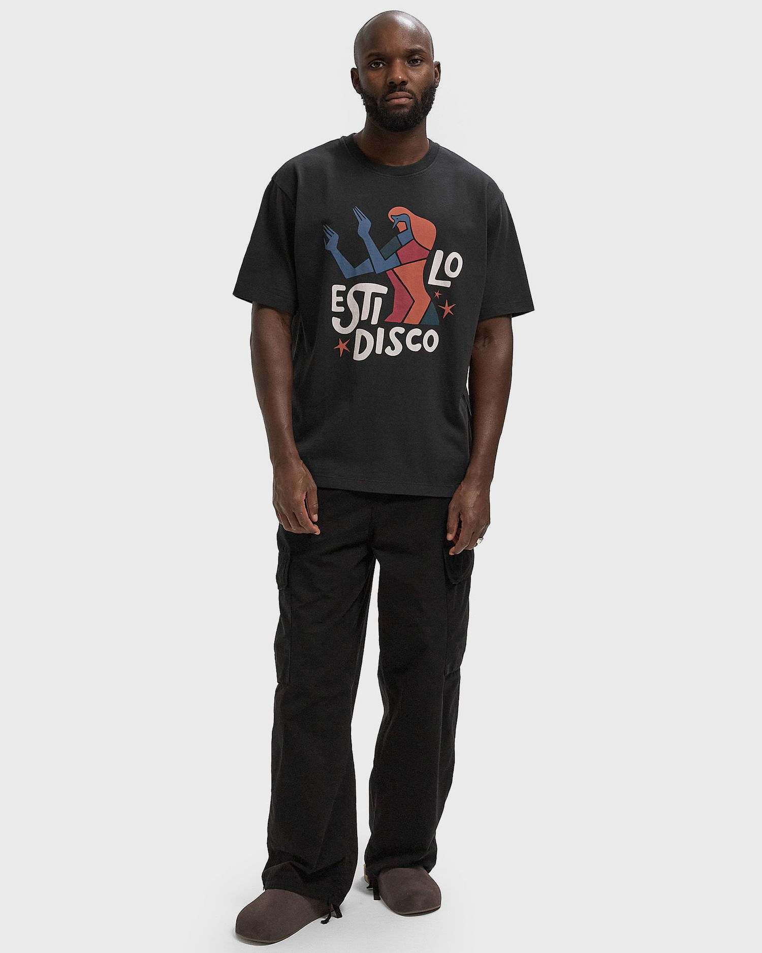 T-shirt By Parra Disco Graphic T-Shirt Sort | 54210, 1