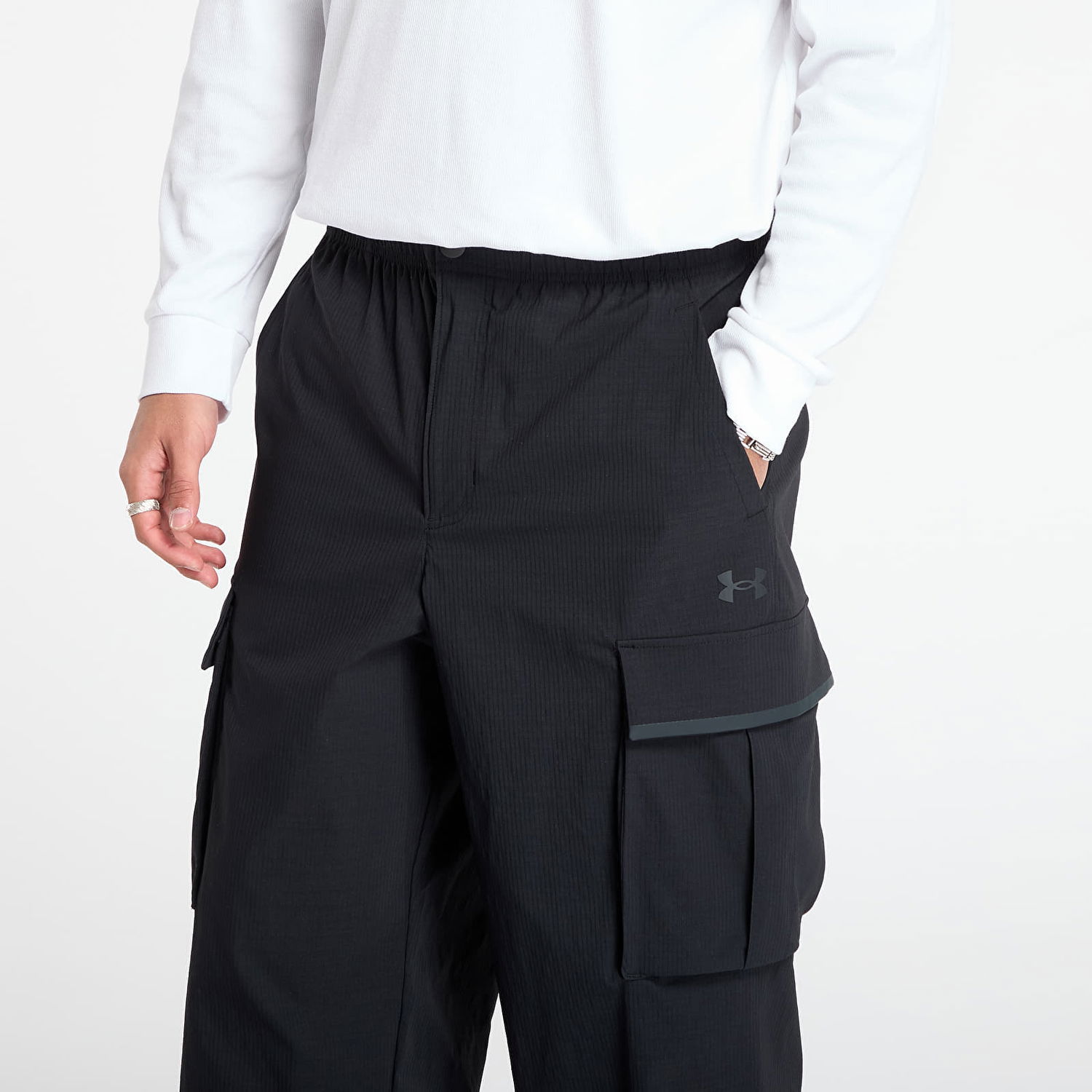 Cargo bukser Under Armour Pants Unstoppable Texture Woven Cargo Sort | 6003862-001, 1