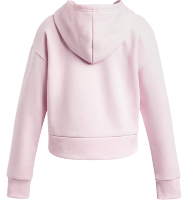 Sweatshirt Under Armour Rival Fleece Cropped Hoodie Lyserød | 1379517-647, 1