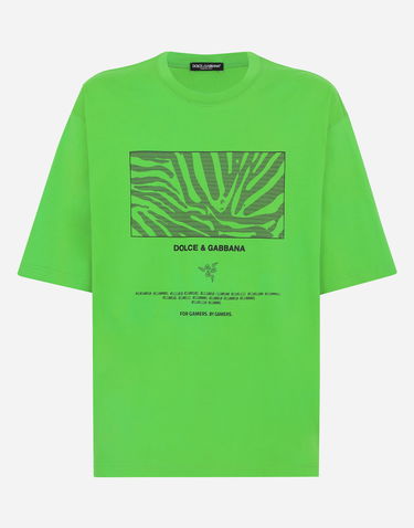 T-shirt Dolce & Gabbana T-shirt M/corta Giro Grøn | I8ANTMG7M9EV0833, 0