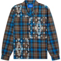 Skjorte Awake NY Paisley Flannel Vacation Shirt Brun | AWK-FW23-TP001-BRM, 1