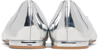 Sneakers og sko Gianvito Rossi Metallic Crystal-Embellished Jaipur Ballerina Flats Metalisk | G22131-05RIC-MET, 1