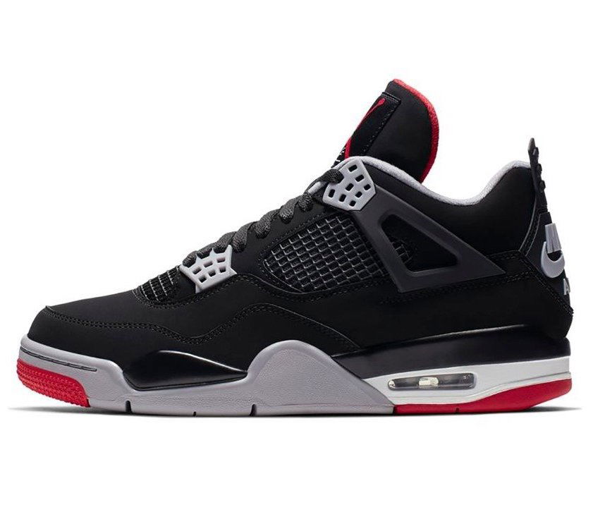 Sneakers og sko Jordan Air Jordan 4 Retro OG "Bred" 2019 Sort | 308497-060, 0