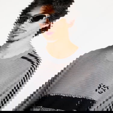 Sweater Y-3 Y-3 Graphic Knit Crew Sweatshirt Grå | JM3238, 1