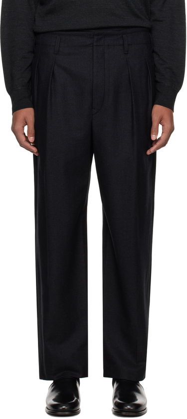Bukser LEMAIRE Lemaire Pleated Trousers Sort | PA1130 LF1158, 0