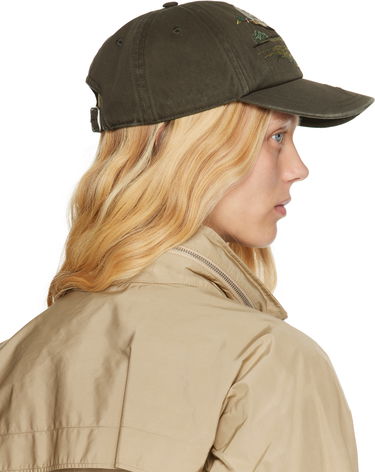 Kasket Burberry Burberry Duck Gabardine Baseball Cap Grøn | 8103757, 2