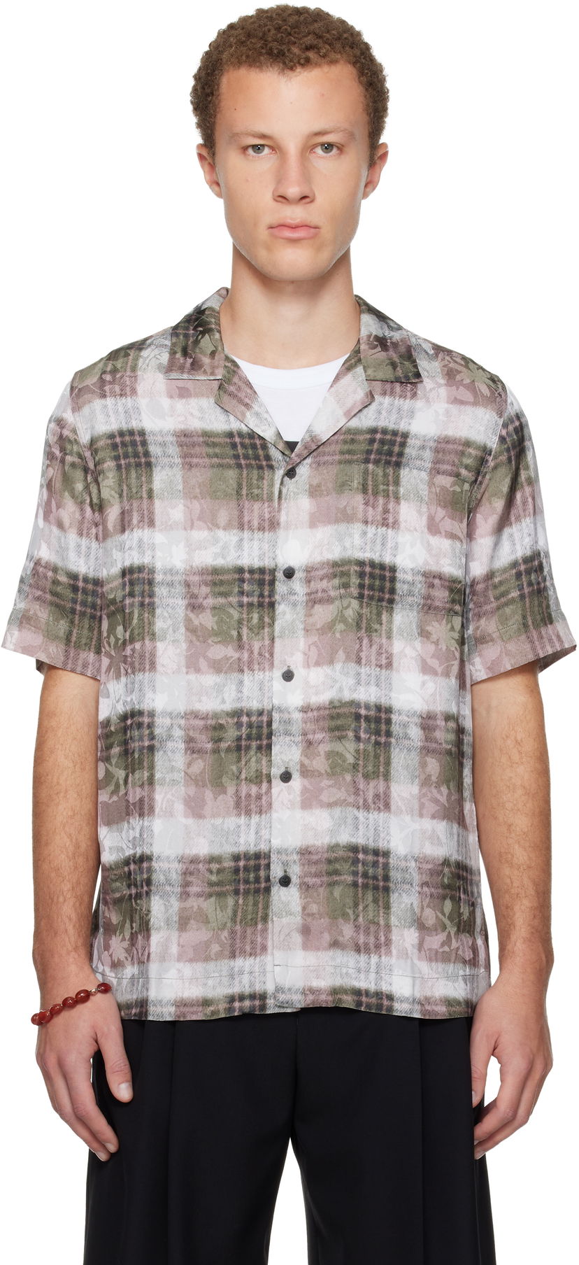 Skjorte Dries Van Noten Dries Van Noten Boxy Viscose Shirt Flerfarvet | 252-020742-2028