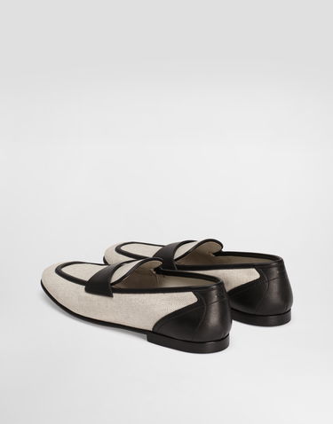 Tilbehør Dolce & Gabbana Dolce & Gabbana Salt&pepper and Nappa Slippers Beige | A50698A9Q938S469, 2