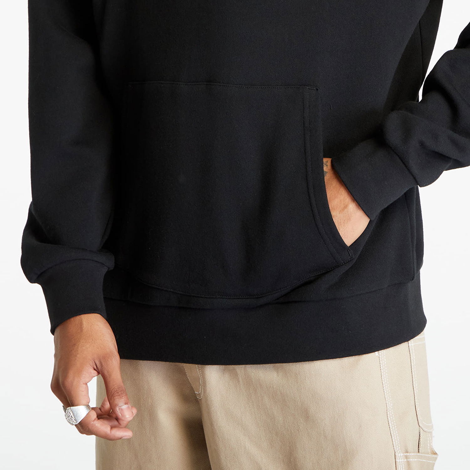Sweatshirt RIPNDIP Ryu Embroidered Hoodie Sort | RND10204, 1