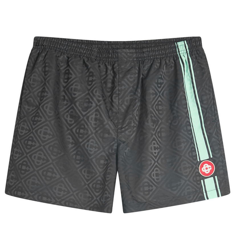 Badetøj Casablanca Casablanca Jacquard Swim Shorts, Size Small Sort | MPF25-TR-224-02