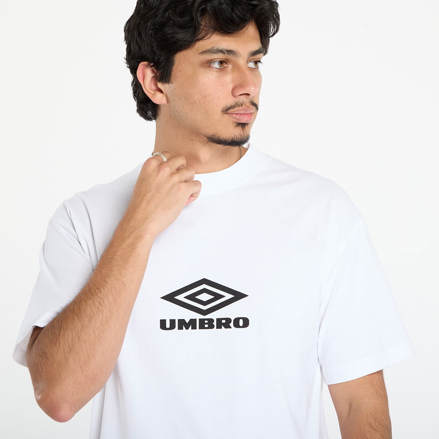 T-shirt Umbro Basic Crew Neck Short-Sleeve T-Shirt Hvid | UBMW0408JY125 WTH0001, 1