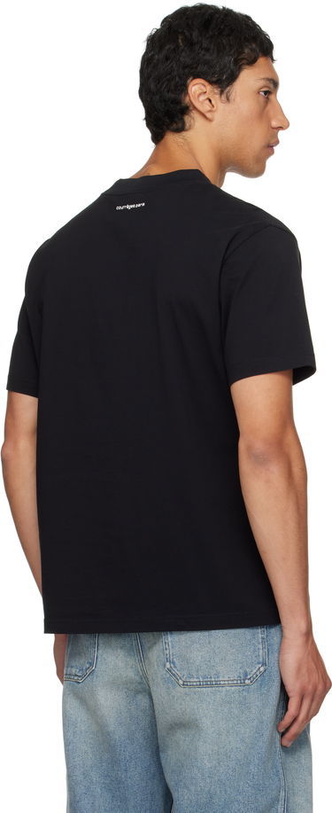 T-shirt Courrèges Courrèges Oversized T-Shirt Sort | 325JTS203JS0233, 2