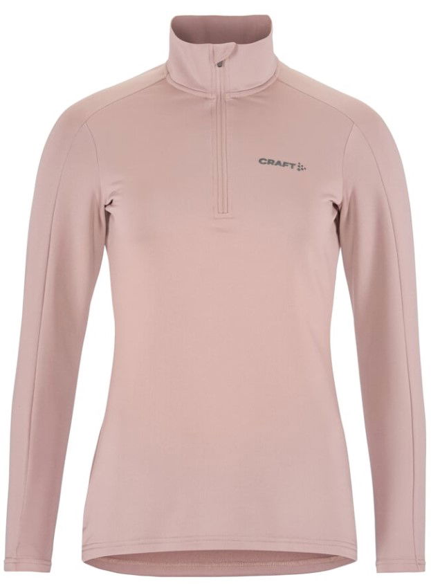 Sweatshirt Craft Half Zip Long Sleeve Top Lyserød | 1909497-726000