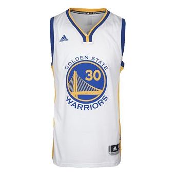 Tanktop adidas Originals Golden State Warriors Stephen Curry Jersey Hvid | A45915
