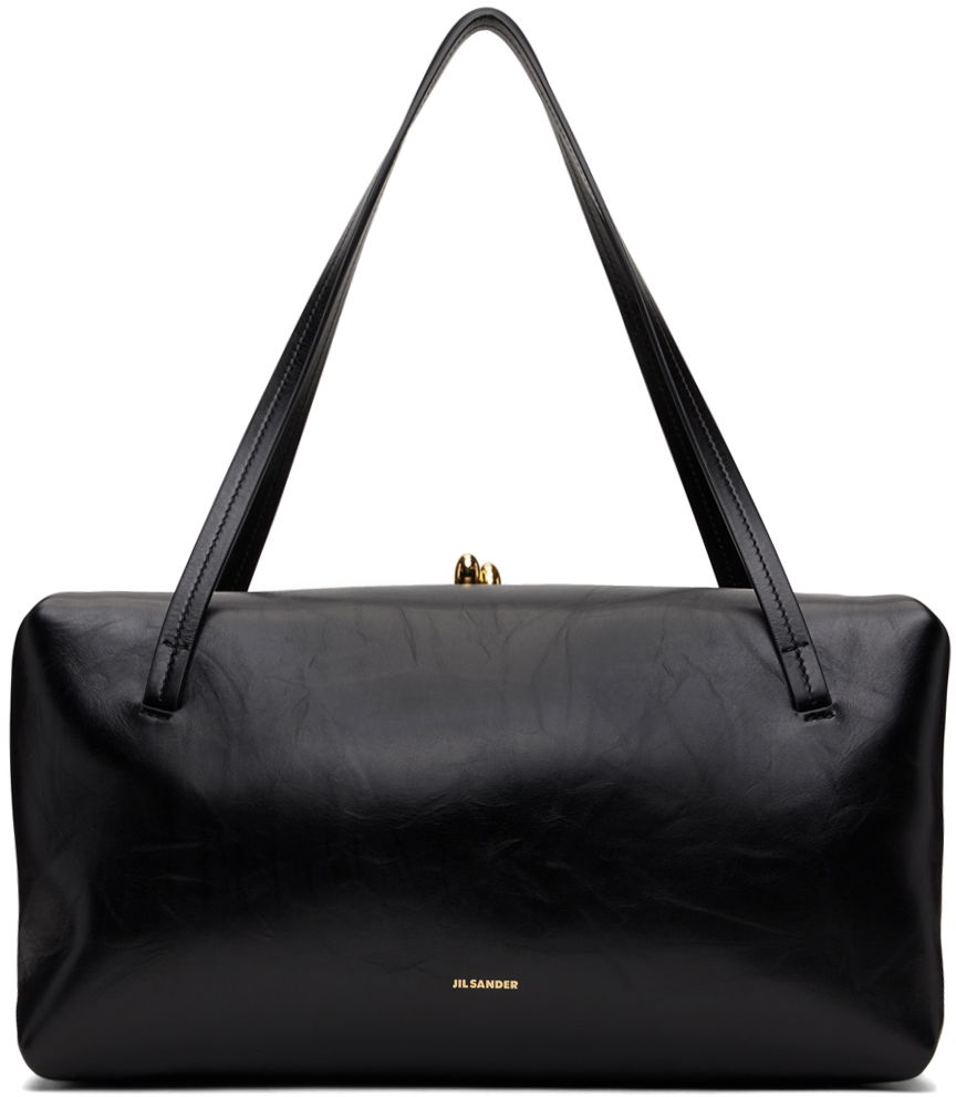 Skuldertaske Jil Sander Pillow Handle Leather Shoulder Bag Sort | J08WD0065_P5636, 0