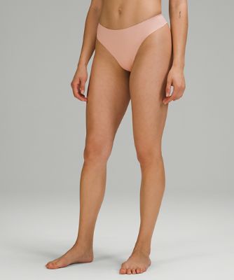 Trusser lululemon Mid-Rise Thong InvisiWear XL Lyserød | prod10520458, 2
