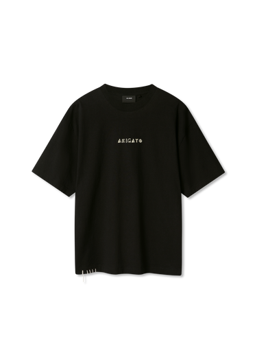 T-shirt AXEL ARIGATO Men's Arigato Threaded T-Shirt Sort | A3443002, 1