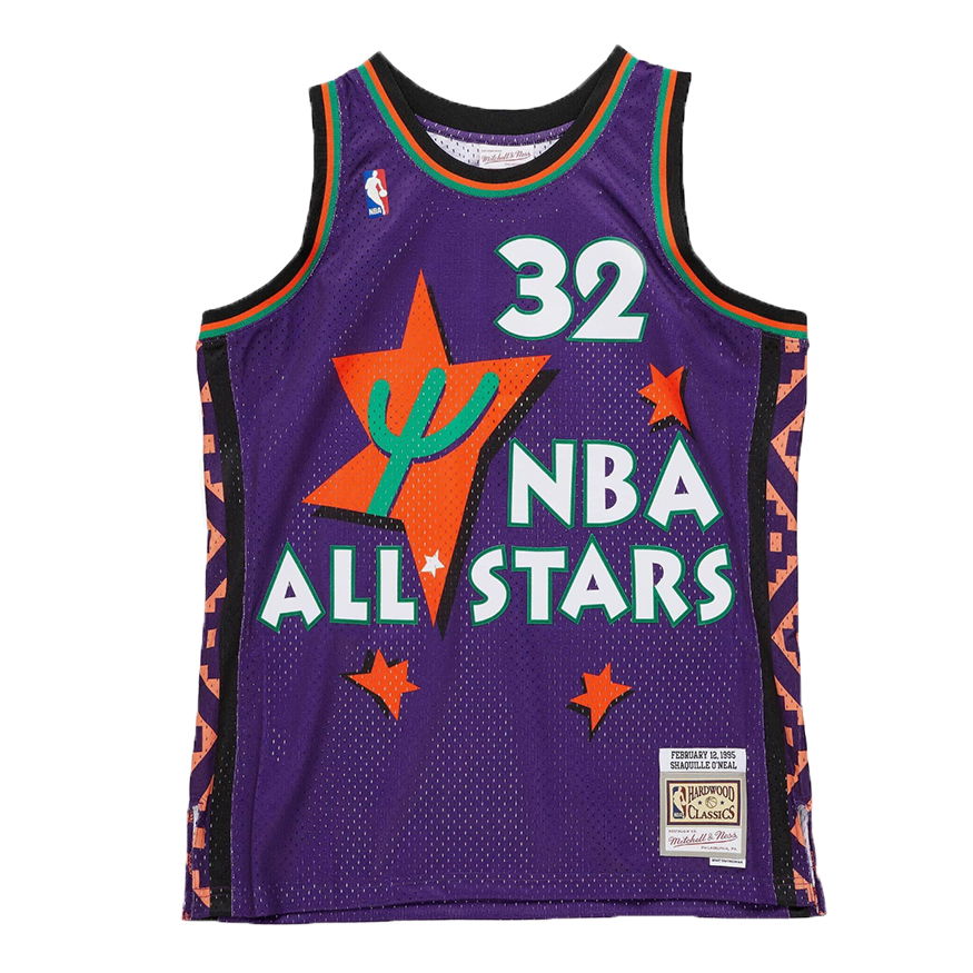 Jersey Mitchell & Ness ALL STAR 1995 East Shaquille O'Neal Swingman Jersey Lilla | SMJYAC20037-ASEPURP95SON, 0
