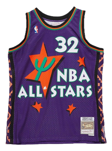 Jersey Mitchell & Ness ALL STAR 1995 East Shaquille O'Neal Swingman Jersey Lilla | SMJYAC20037-ASEPURP95SON