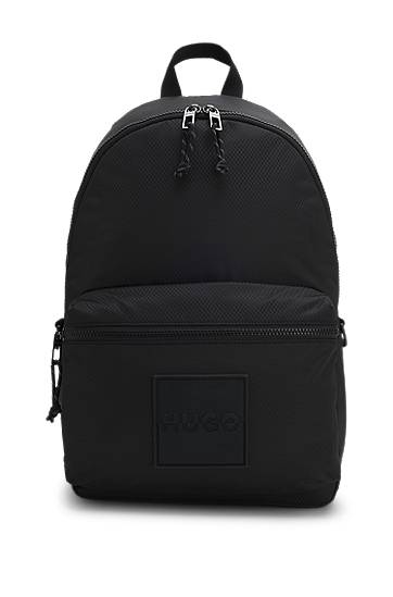Rygsæk BOSS HUGO Ripstop Backpack with Logo Patch Sort | 50551793