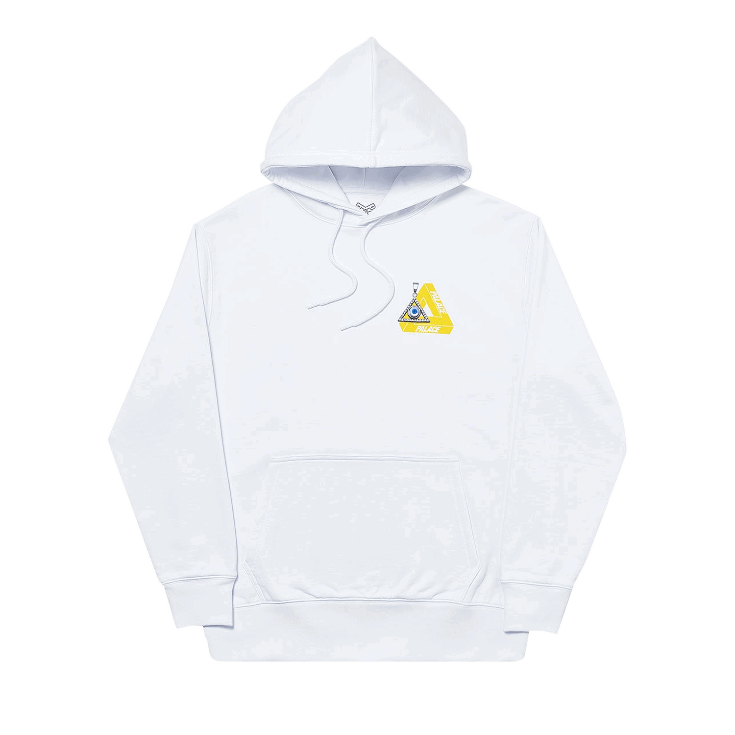 Sweatshirt Palace Tri-Smiler Hood Hvid | P18HD053, 0