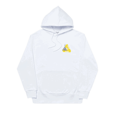 Sweatshirt Palace Tri-Smiler Hood Hvid | P18HD053, 0