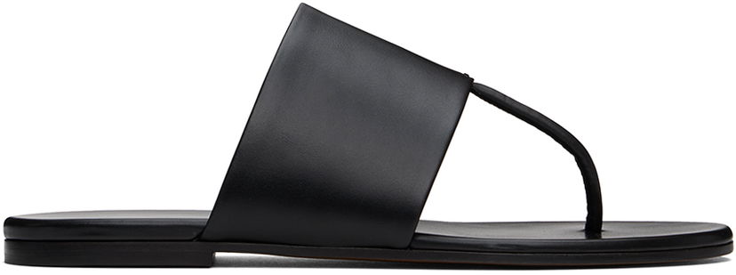 Tøj The Row The Row Signum Thong Sandals Sort | F1534-L57