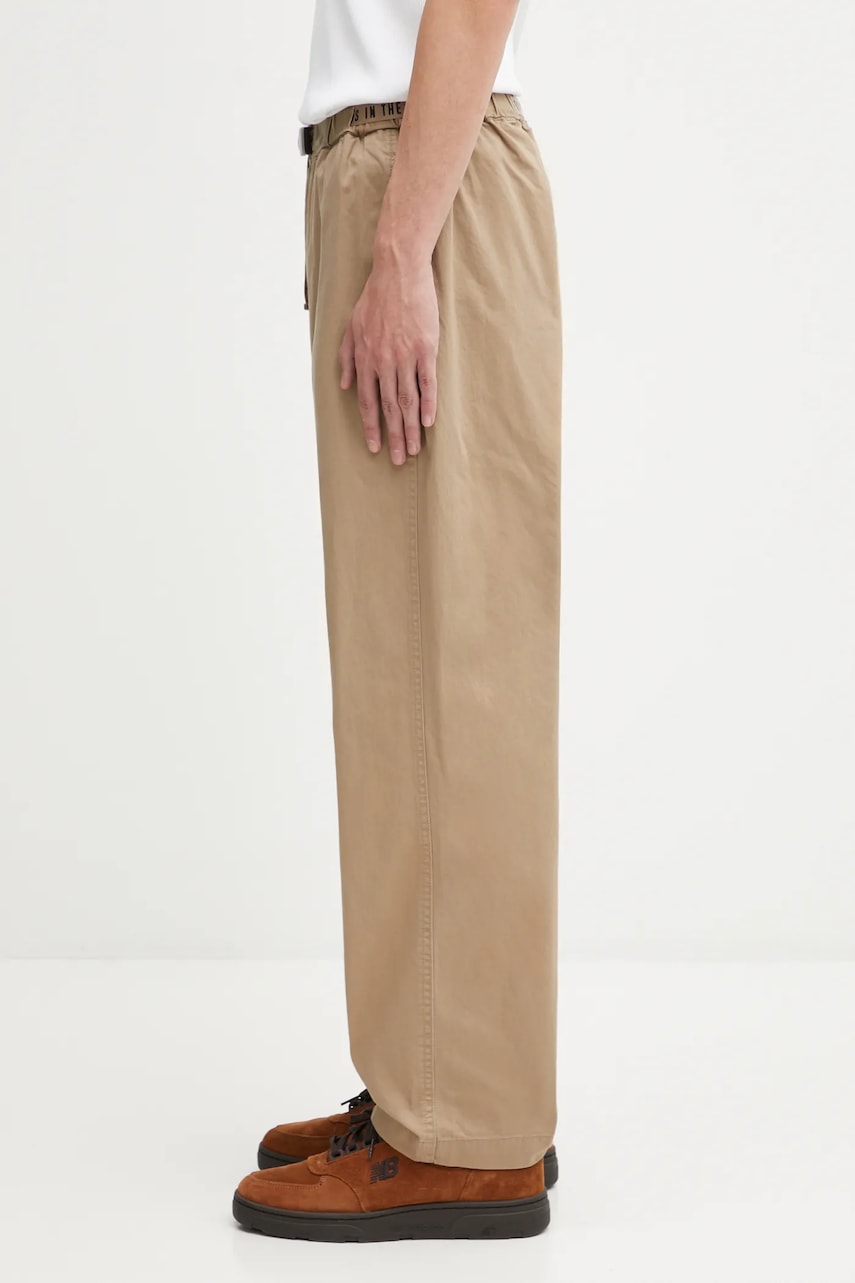 Bukser Human Made Loose Fit Woven Pants Beige | HM30PT012, 1