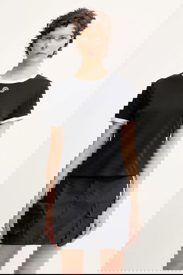 T-shirt Sporty & Rich Sporty & Rich Srhwc Ringer T-Shirt Sort | TO081622305BA01, 0