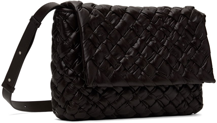 Skuldertaske Bottega Veneta Bottega Veneta Rumple Messenger Bag Sort | 776519V2BJ1, 1
