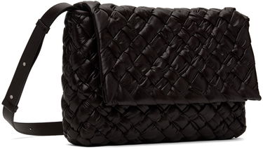 Skuldertaske Bottega Veneta Bottega Veneta Rumple Messenger Bag Sort | 776519V2BJ1, 1