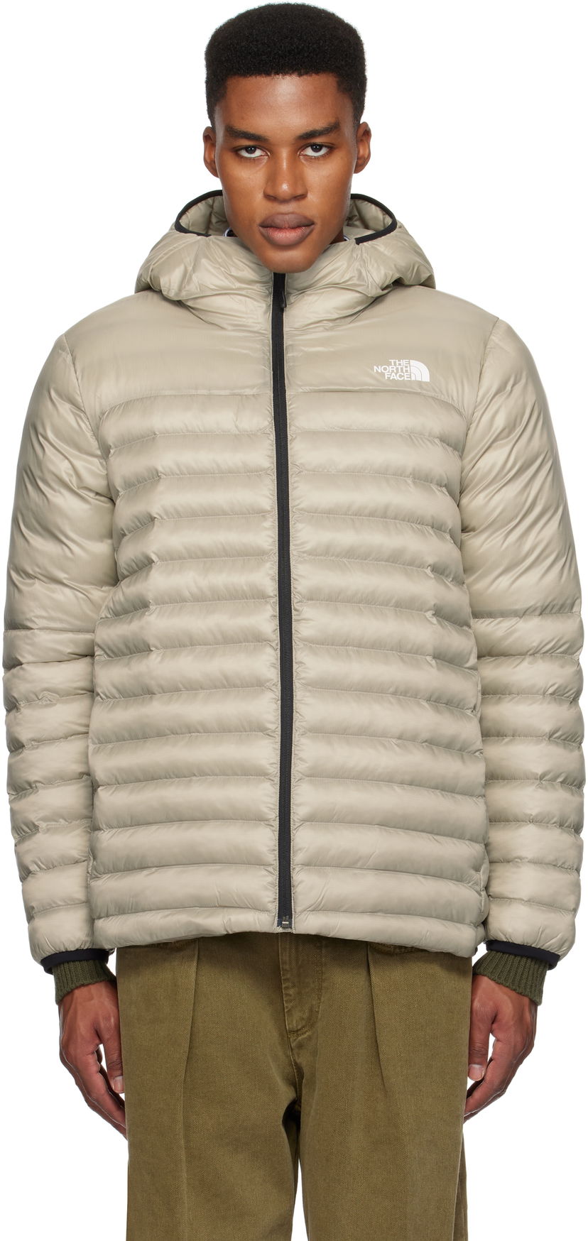 Puffer jakke The North Face Terra Peak Down Beige | NF0A88TV