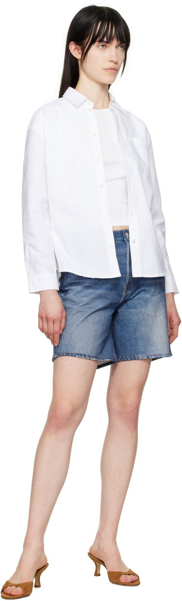 Shorts rag & bone Rag & Bone Miramar Terry Kaia Shorts Blå | WCW25S90008200, 3