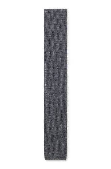 Tilbehør BOSS BECKHAM x BOSS Knitted Tie in Wool Grå | 50555729, 0