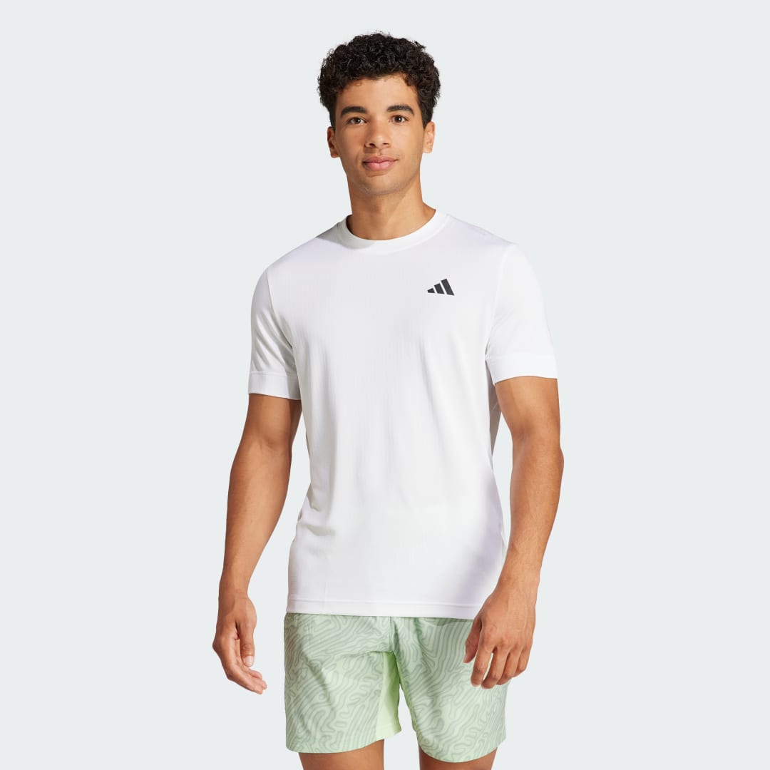 T-shirt adidas Performance Tennis FreeLift Tee Hvid | IP1946, 1