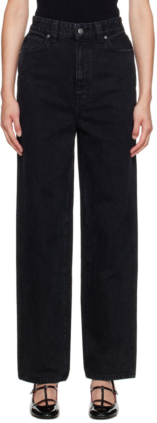 Jeans Khaite Black 'The Martin' Jeans Sort | 1111913091, 0