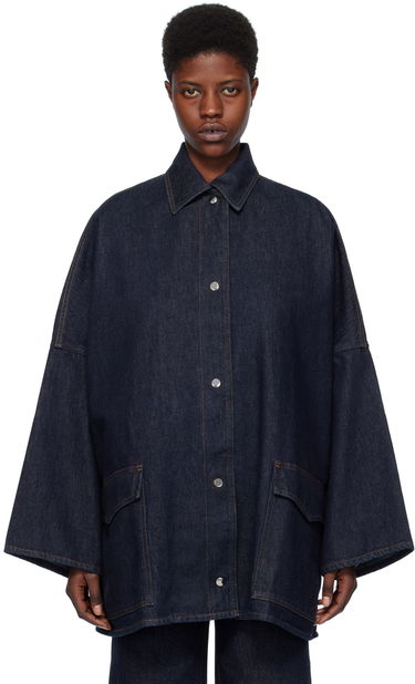 Jakke TOTEME TOTEME Denim  Jacket Blå | 241-WRO1050-FB0045, 0