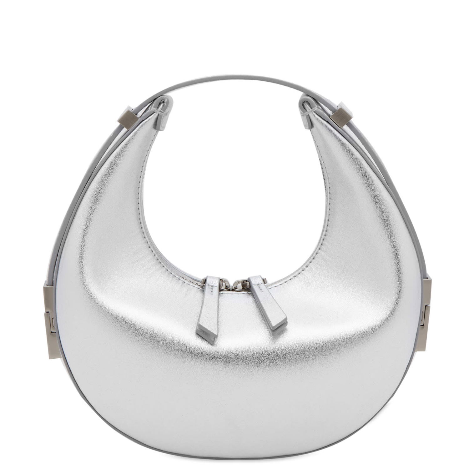 Håndtaske OSOI Mini Silver Leather Shoulder Bag Metalisk | 23SB030-101-09, 1